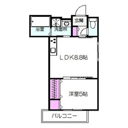 クリエオーレ上住吉の物件間取画像